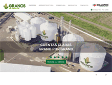 Tablet Screenshot of granos.com.mx